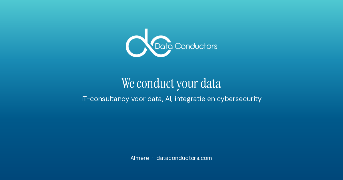 Data Conductors — We conduct your data
